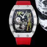 Richard Mille RM26-01 Silver stainless steel case with White diamond watch